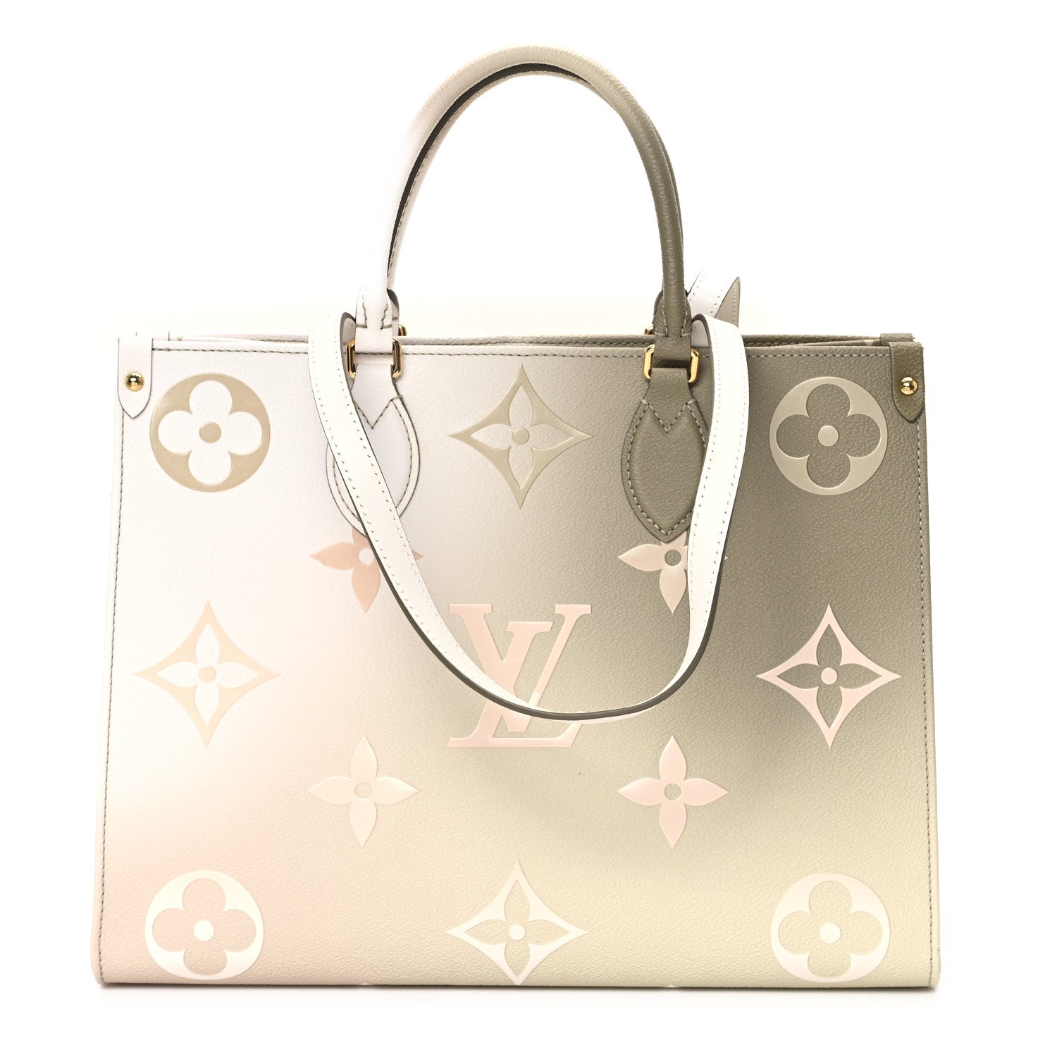 Louis Vuitton Monogram Giant Spring In The City Onthego MM Sunset Kaki 1 of 9