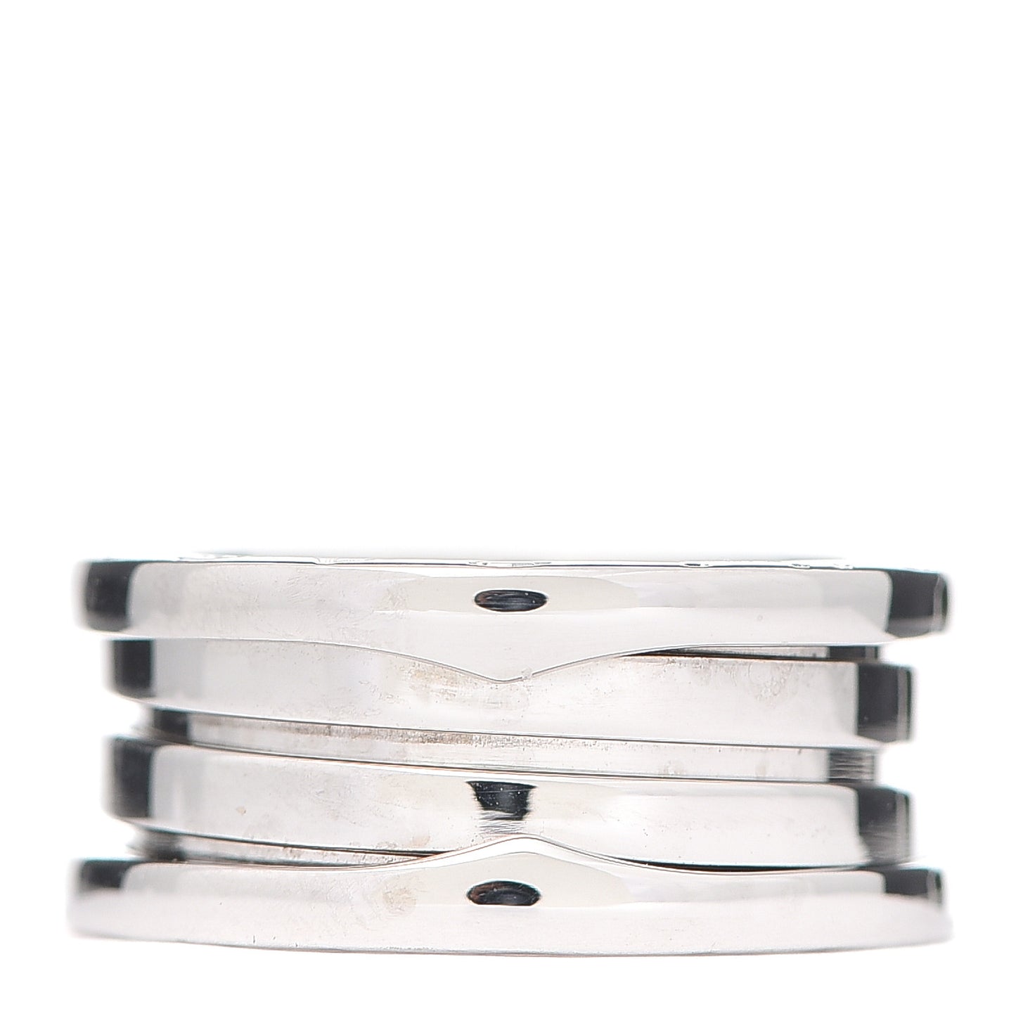 18K White Gold B.Zero1 Three-Band Ring 51 5.75