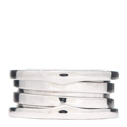 Bulgari 18K White Gold B.Zero1 Three-Band Ring 51 5.75 3 of 5