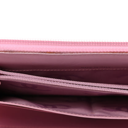 Chanel Calfskin Cambon Zip Around Organizer Wallet Pink 10 of 13