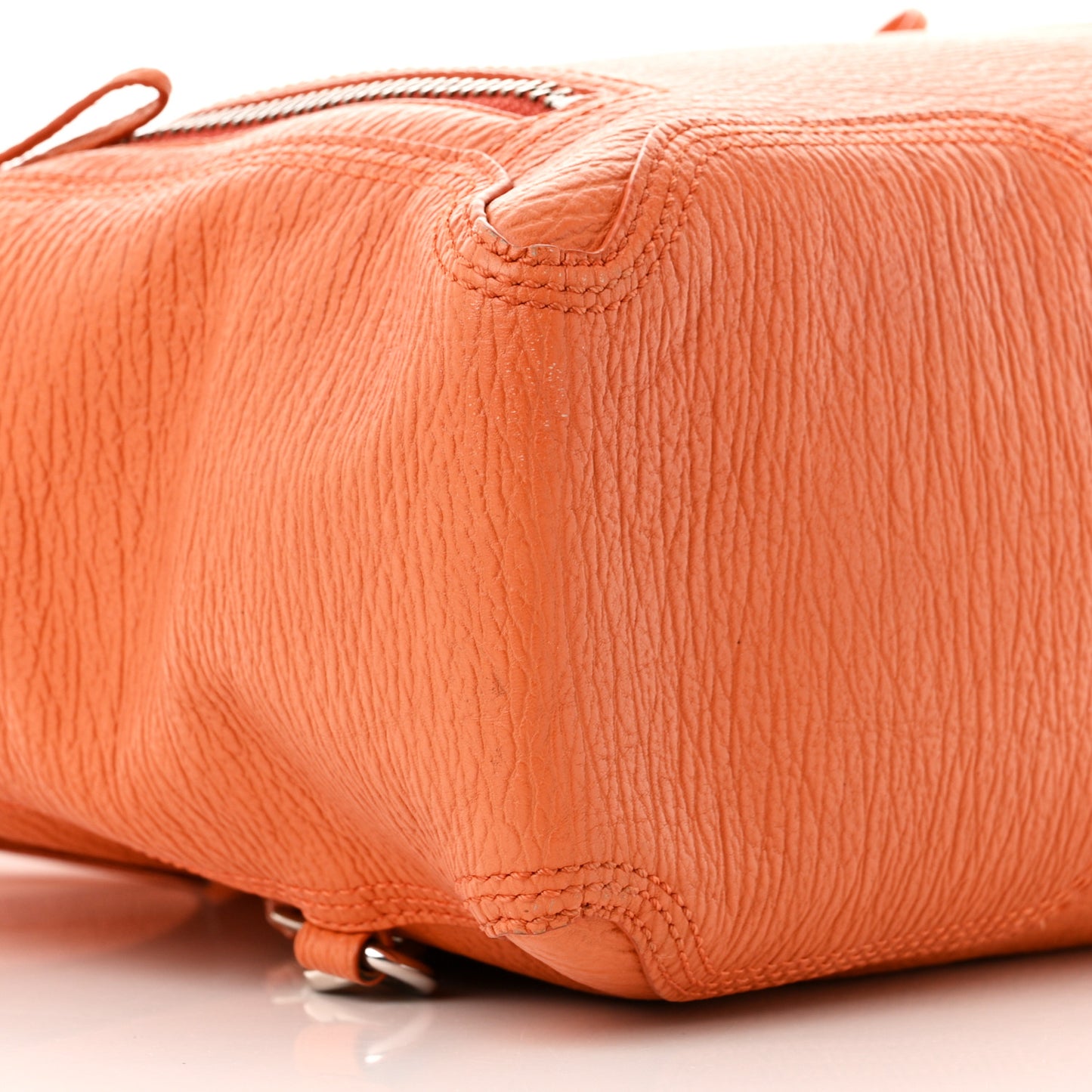 Textured Calfskin Pashli Backpack Orange