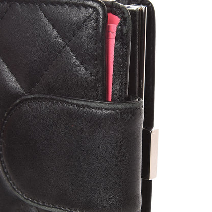 Chanel Calfskin Quilted Cambon Bi-Fold Wallet Black 13 of 19