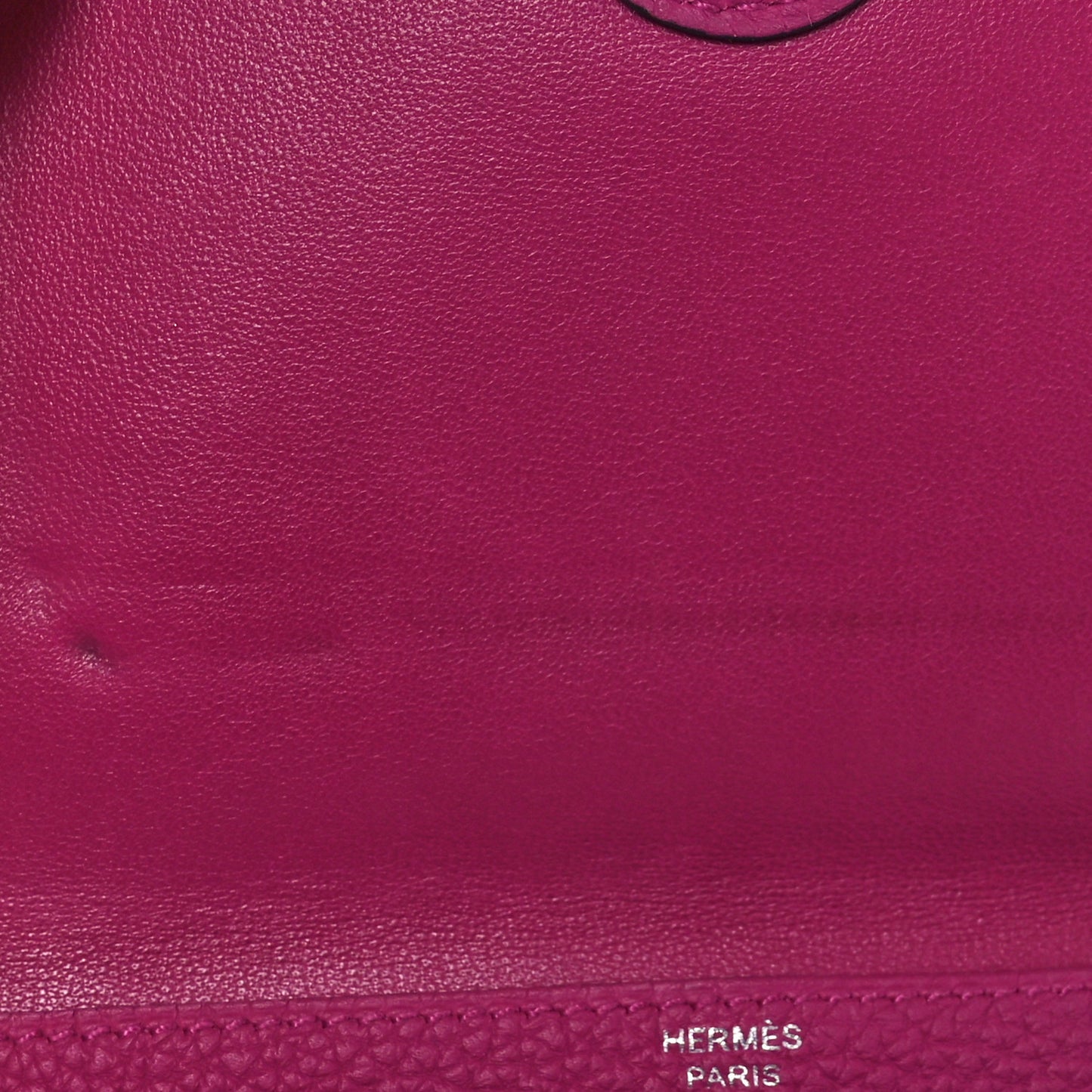 Togo Dogon Compact Wallet Rose Pourpre