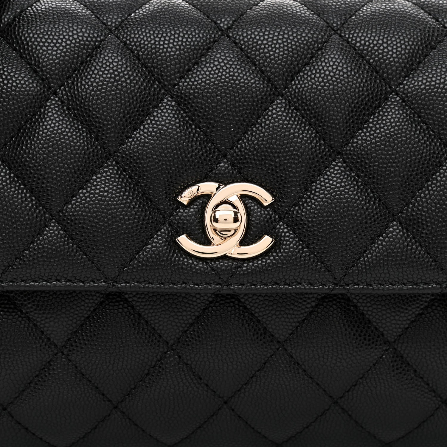 Chanel Caviar Quilted Mini Coco Handle Flap Black 8 of 11