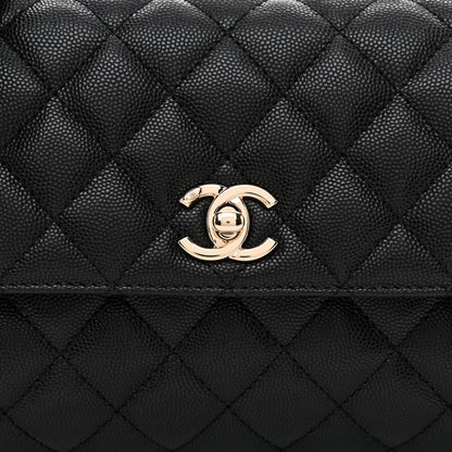 Chanel Caviar Quilted Mini Coco Handle Flap Black 8 of 11
