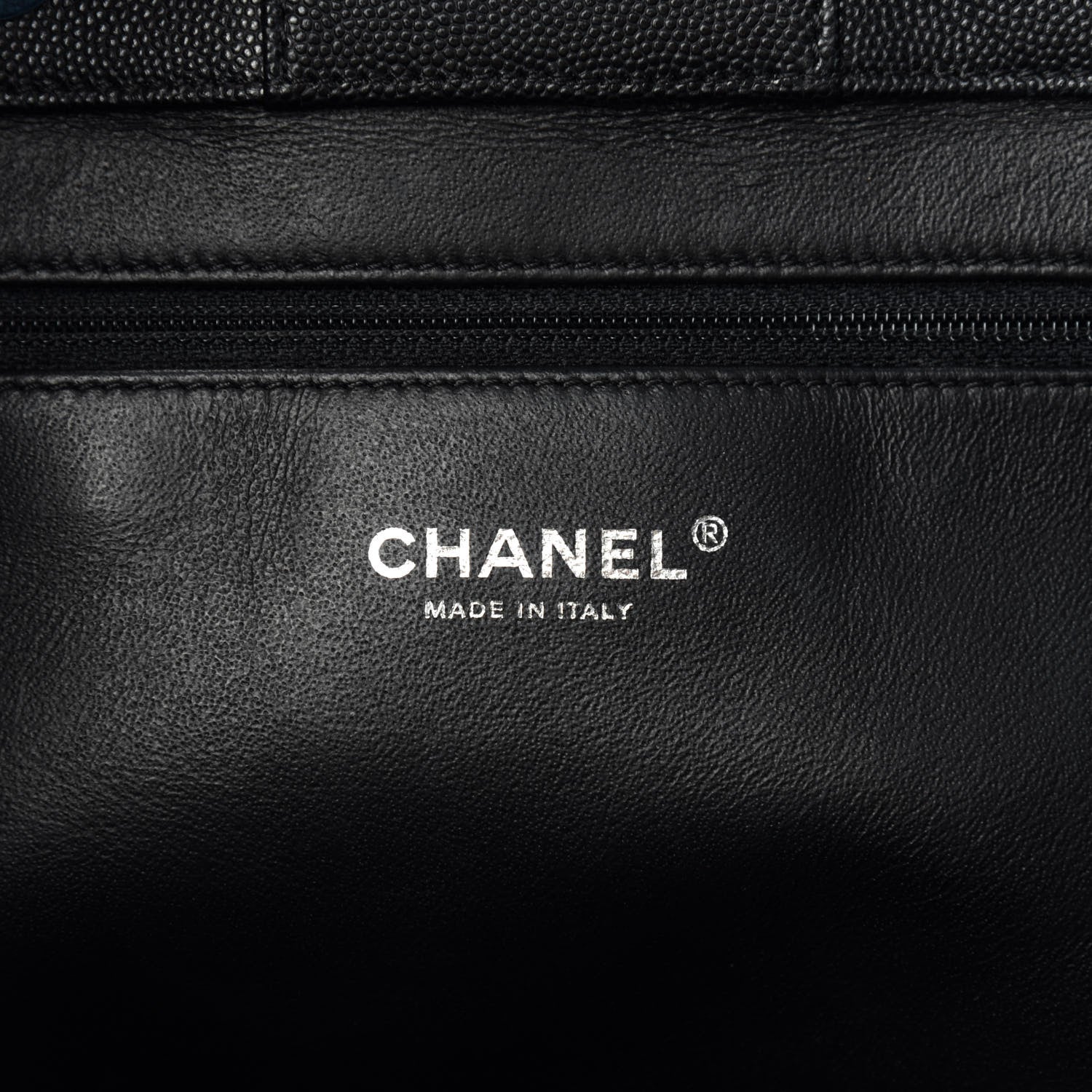 Chanel Caviar Quilted Large Coco Handle Shopping Tote Black 7 of 11