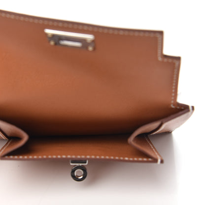 Hermes Epsom Kelly Pocket Compact Wallet Gold 5 of 6