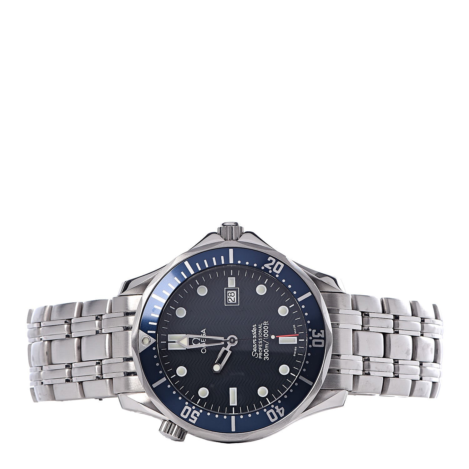 Omega Stainless Steel 41mm Seamaster Professional Quartz Watch Blue 2541.80 3 of 7