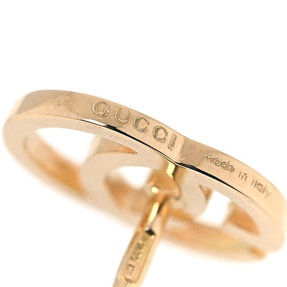 Gucci 18K Yellow Gold GG Tissue Stud Earrings 4 of 5
