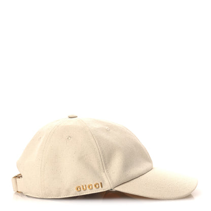 Gucci Cotton Logo Baseball Hat M Beige 5 of 10