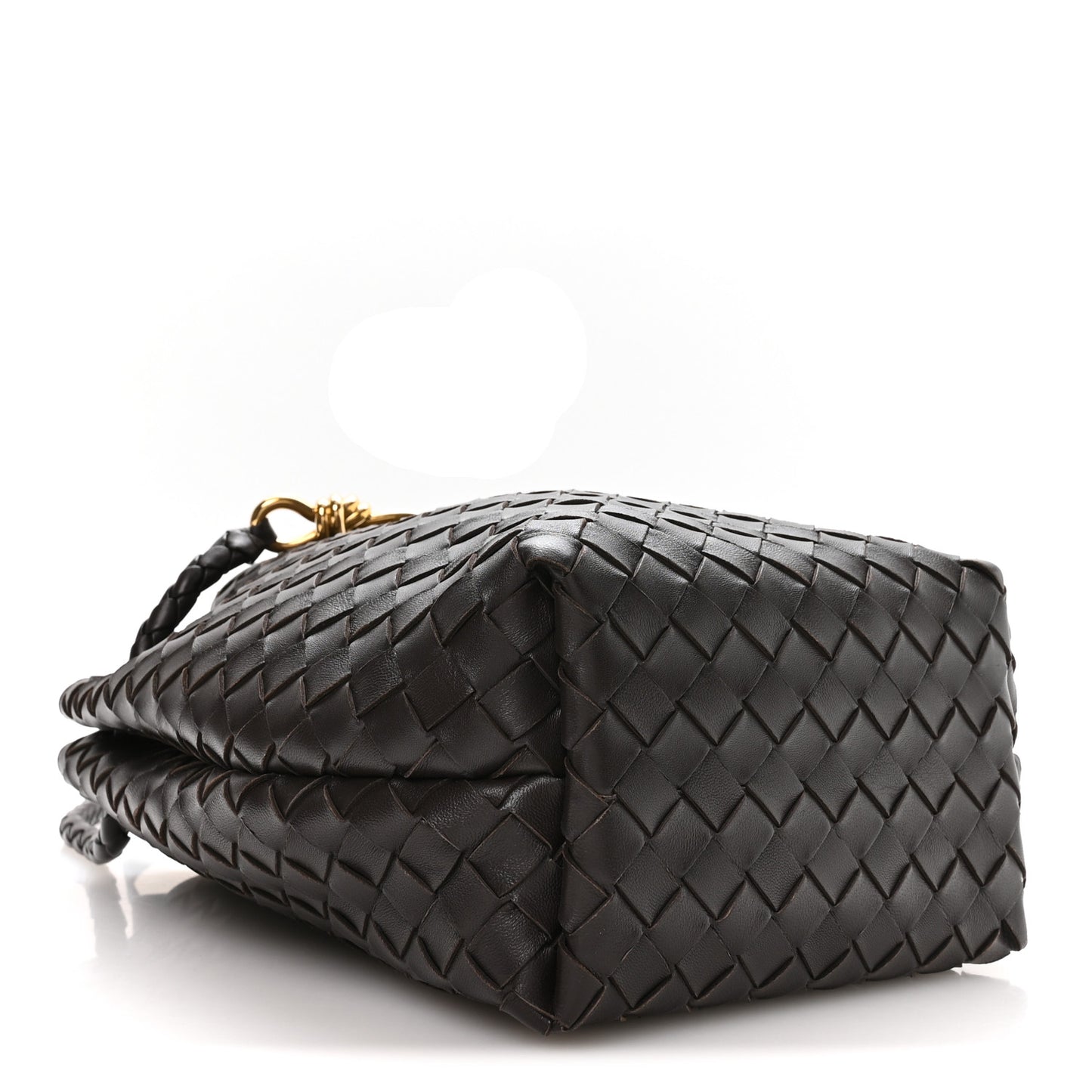 Nappa Intrecciato Small Andiamo Bucket Bag Fondant