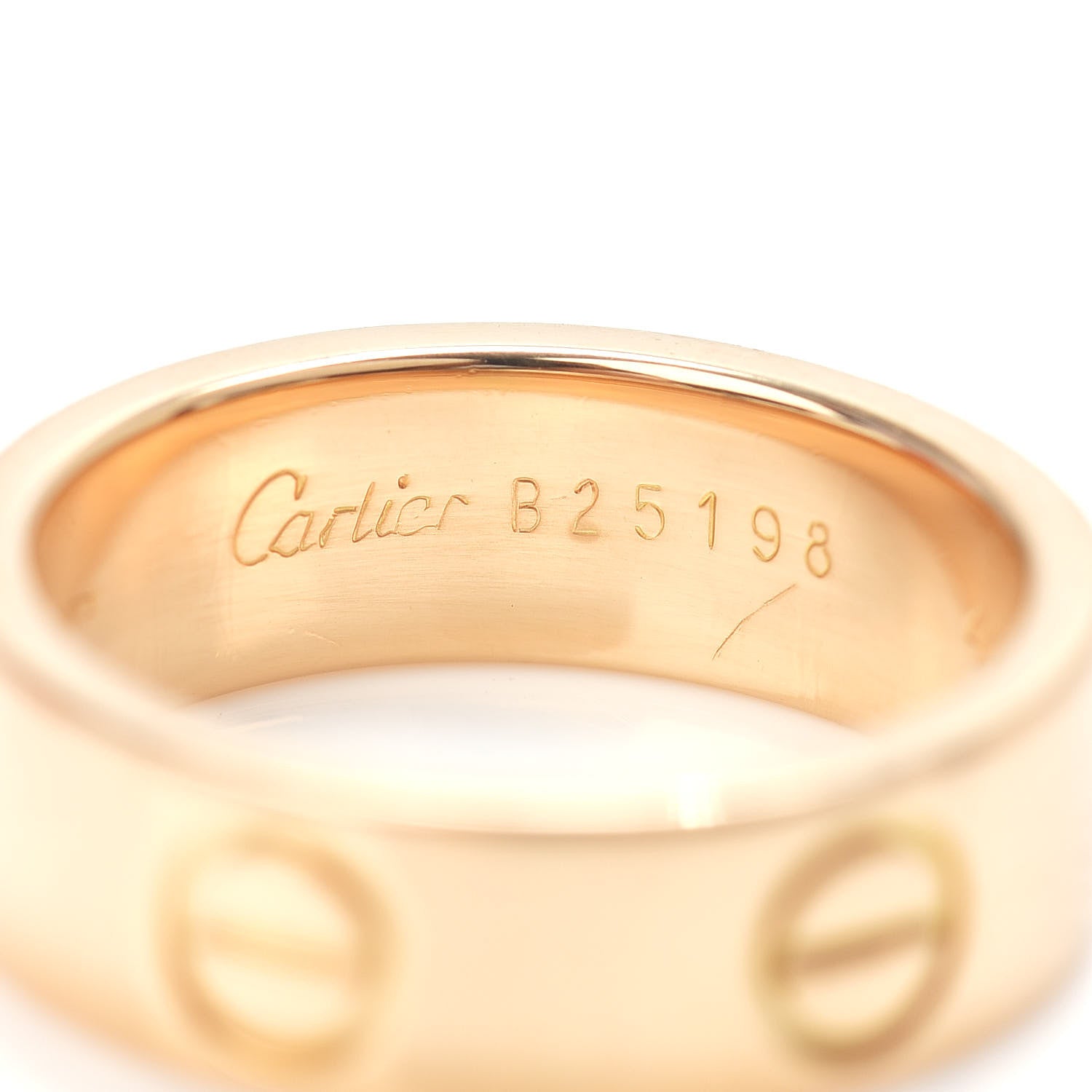 Cartier 18K Yellow Gold 5.5mm LOVE Ring 48 4.5 4 of 4