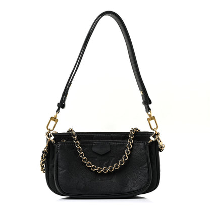 Louis Vuitton Empreinte Monogram Giant Multi Pochette Accessories Black 1 of 10