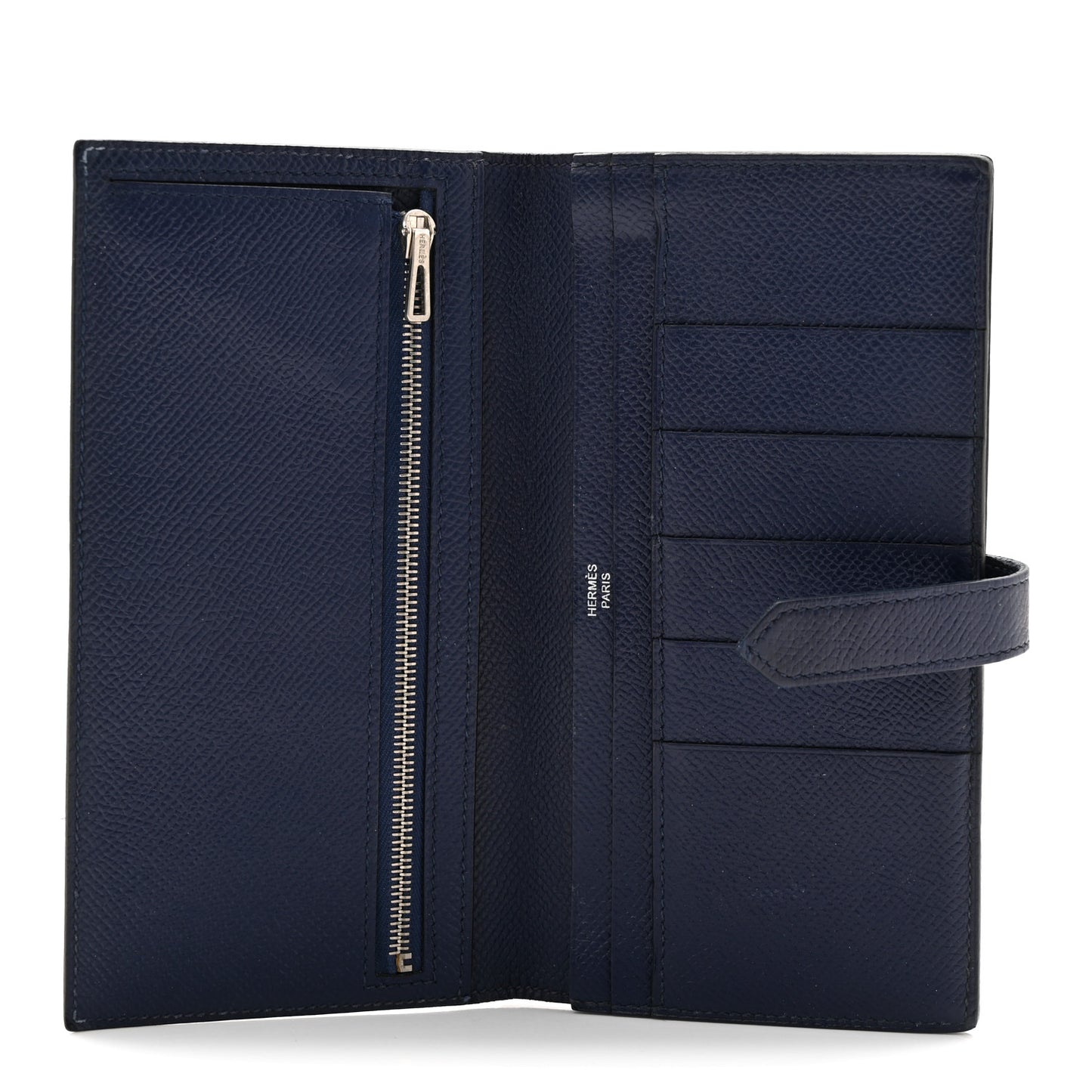 Epsom Bearn Gusset Wallet Bleu Saphir