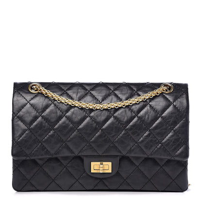 Chanel Aged Calfskin Quilted 2.55 Reissue 226 Flap Black 1 of 17