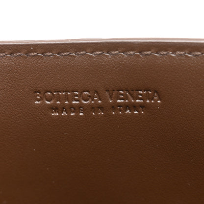 Bottega Veneta Lambskin Maxi Intrecciato Mini Cassette Crossbody Pouch Brown 6 of 9