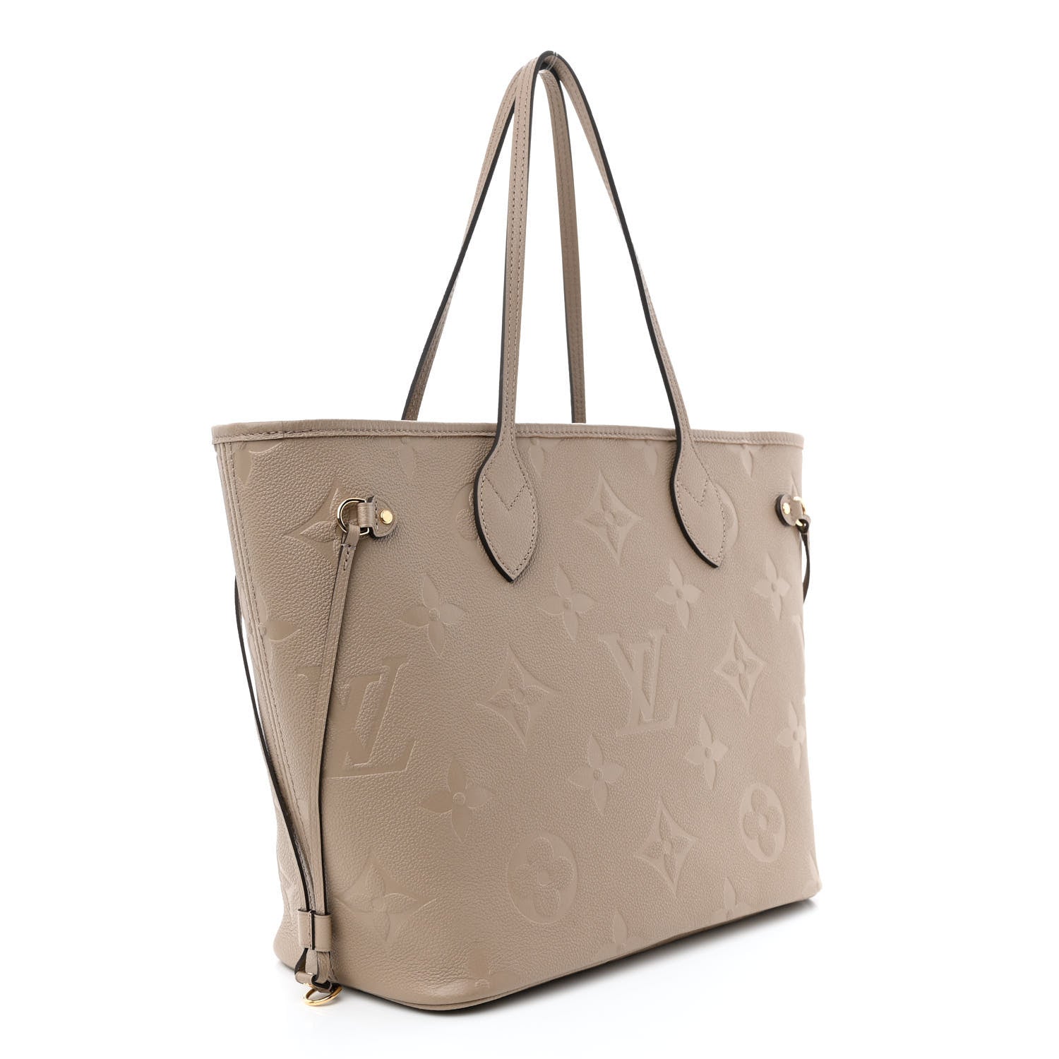 Louis Vuitton Empreinte Monogram Giant Neverfull MM Tourterelle 4 of 11