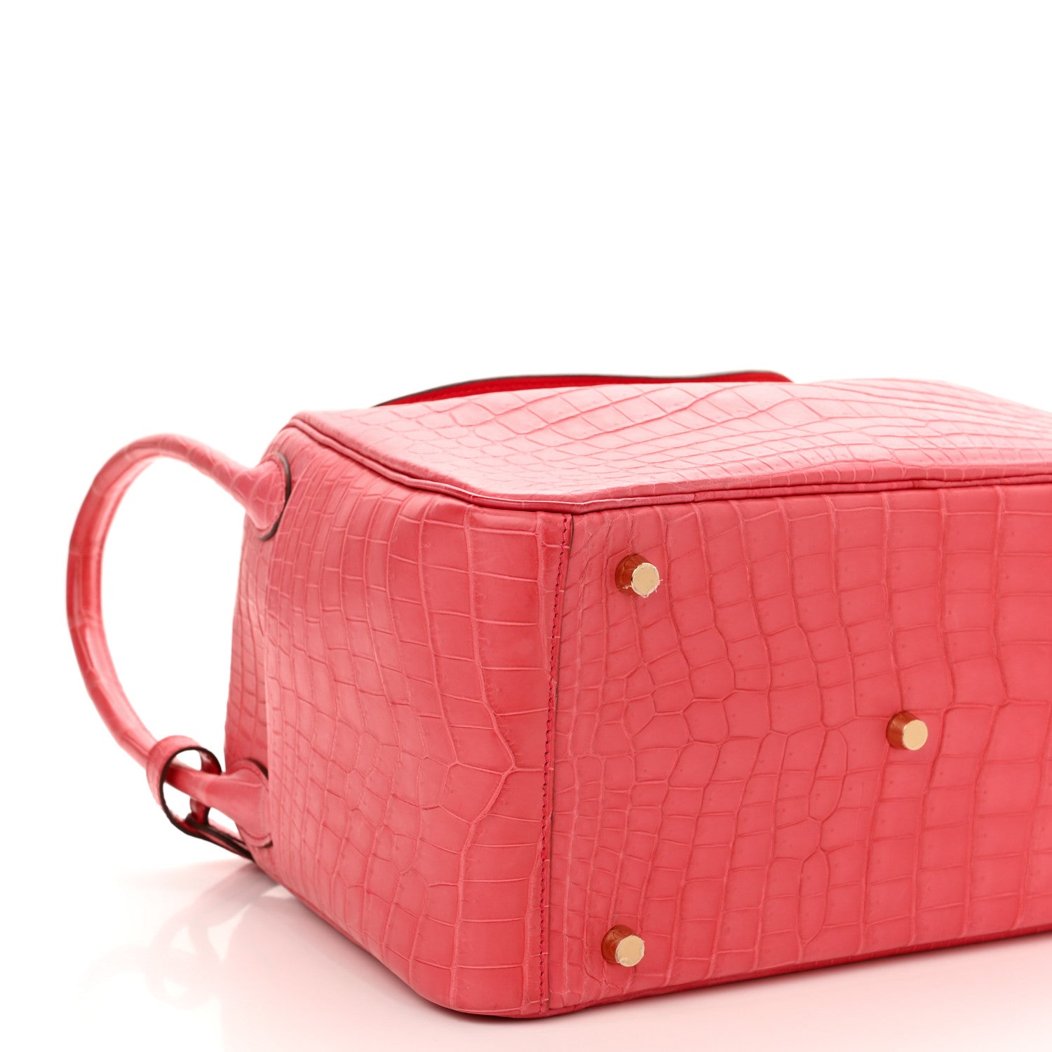 Hermes Matte Niloticus Crocodile Lindy 30 Bougainvillier 8 of 10