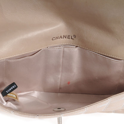 Chanel Nylon Travel East West Flap Beige 7 of 7