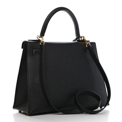Hermes Epsom Kelly Sellier 28 Black 3 of 11