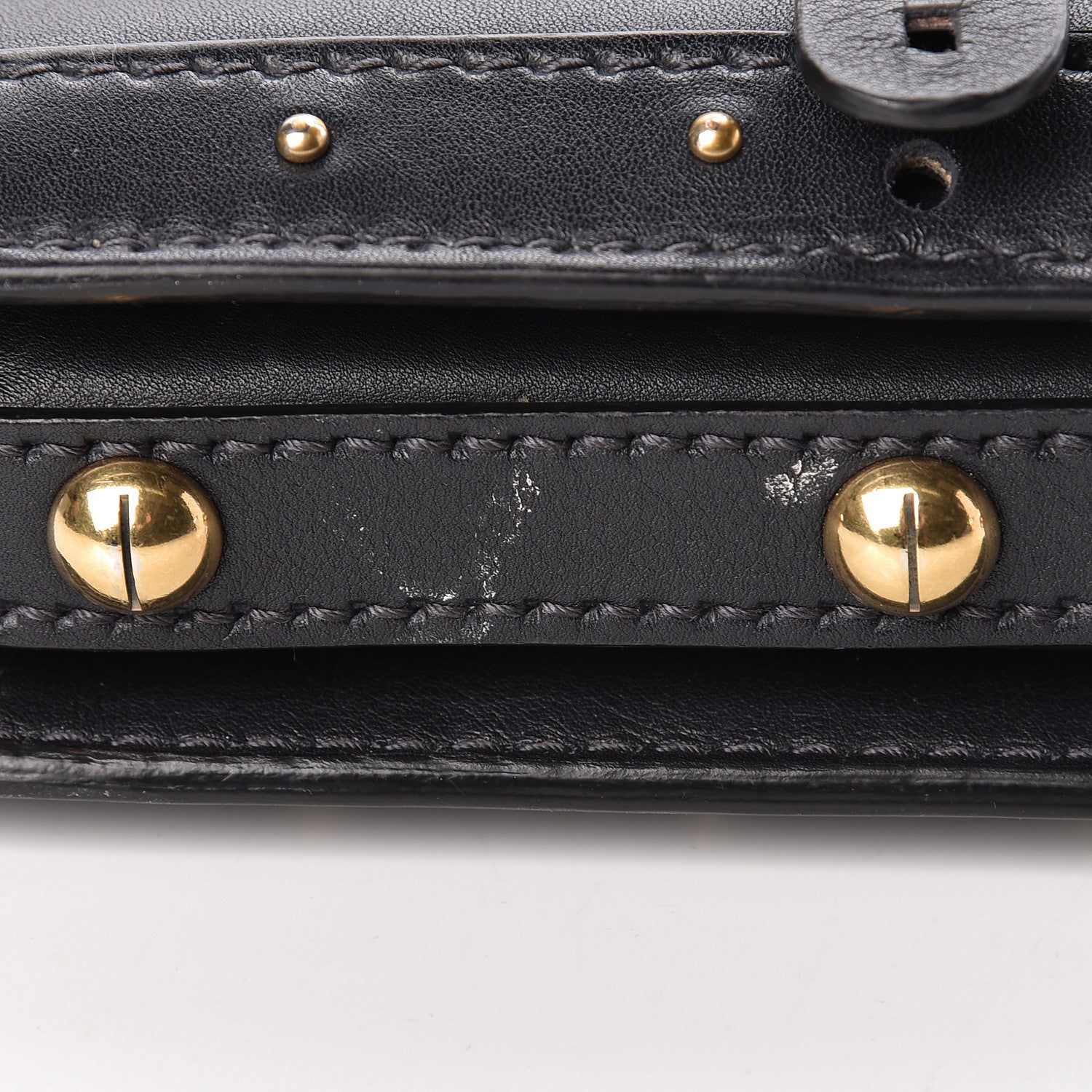 Christian Dior Calfskin Studded Square Dioraddict Flap Black 14 of 25