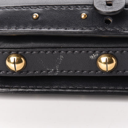Christian Dior Calfskin Studded Square Dioraddict Flap Black 14 of 25