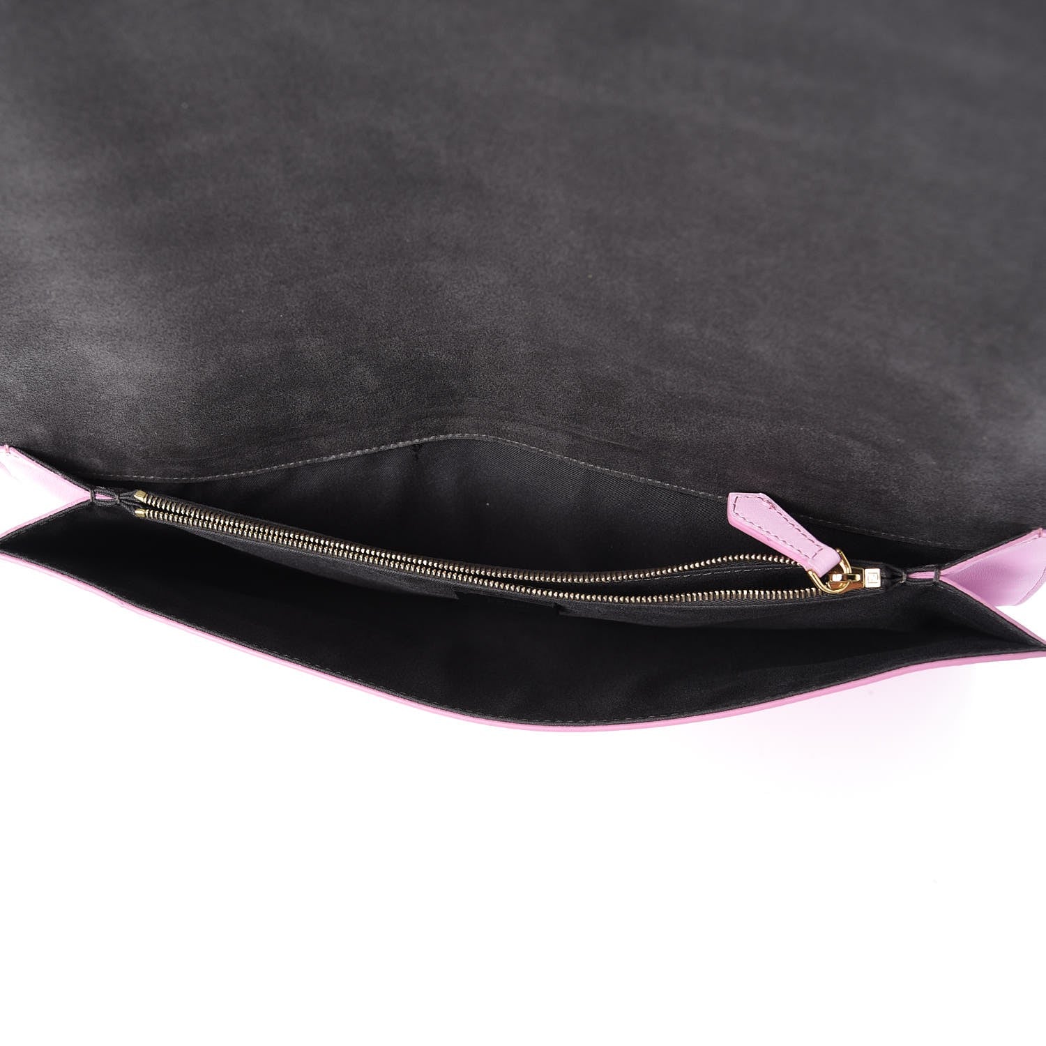 Fendi Vitello Flamingo Tube Macro Clutch Lavanda 5 of 8