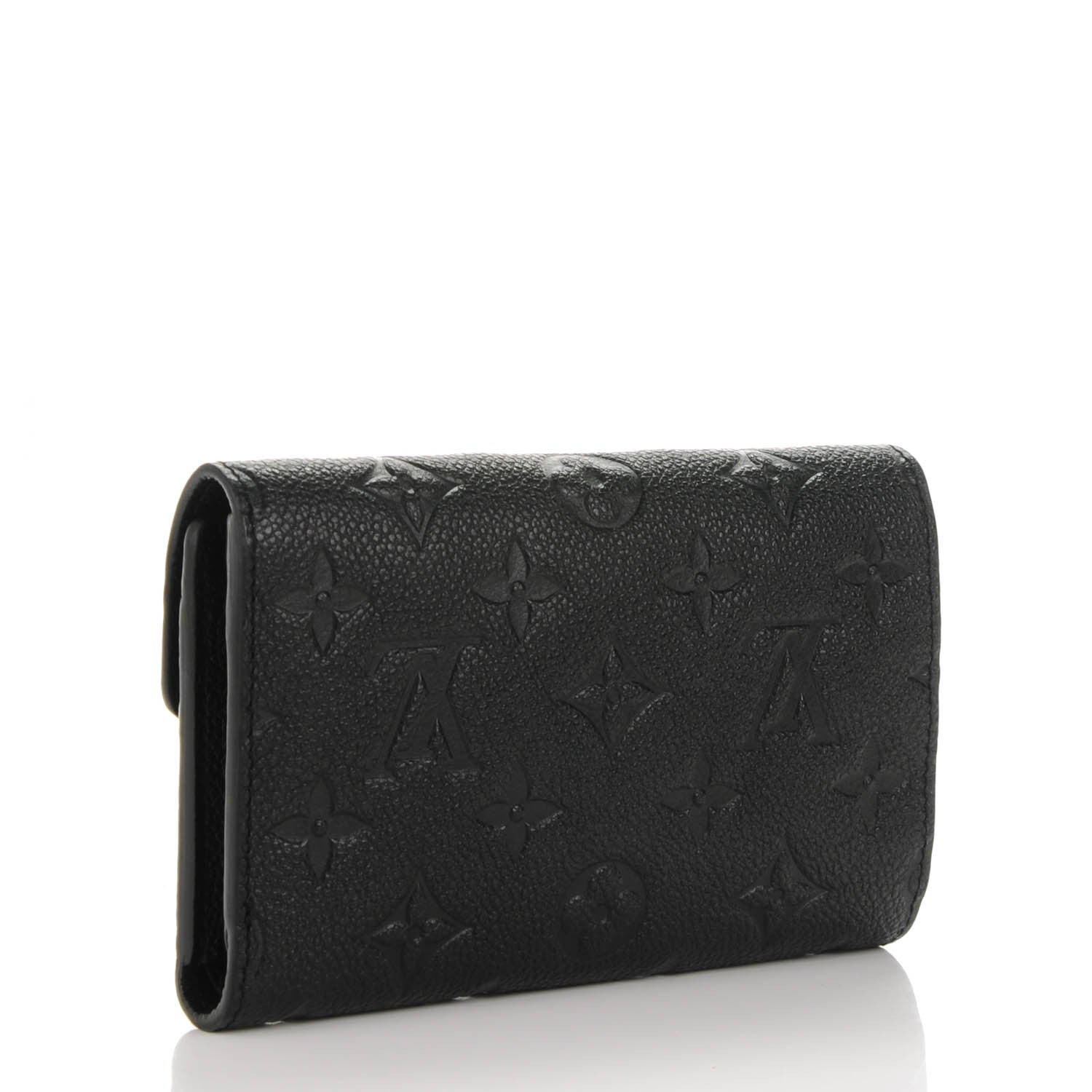 Louis Vuitton Empreinte Compact Curieuse Wallet Black 3 of 8