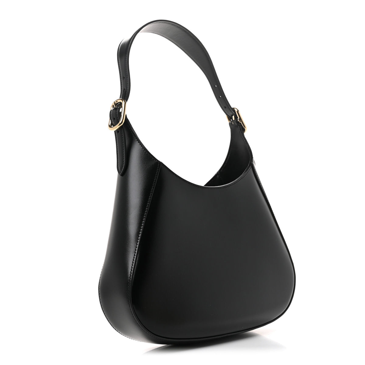 Prada Box Calfskin Shoulder Bag Black 3 of 9