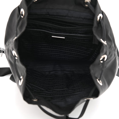 Prada Tessuto Nylon Saffiano Medium Backpack Black 5 of 9