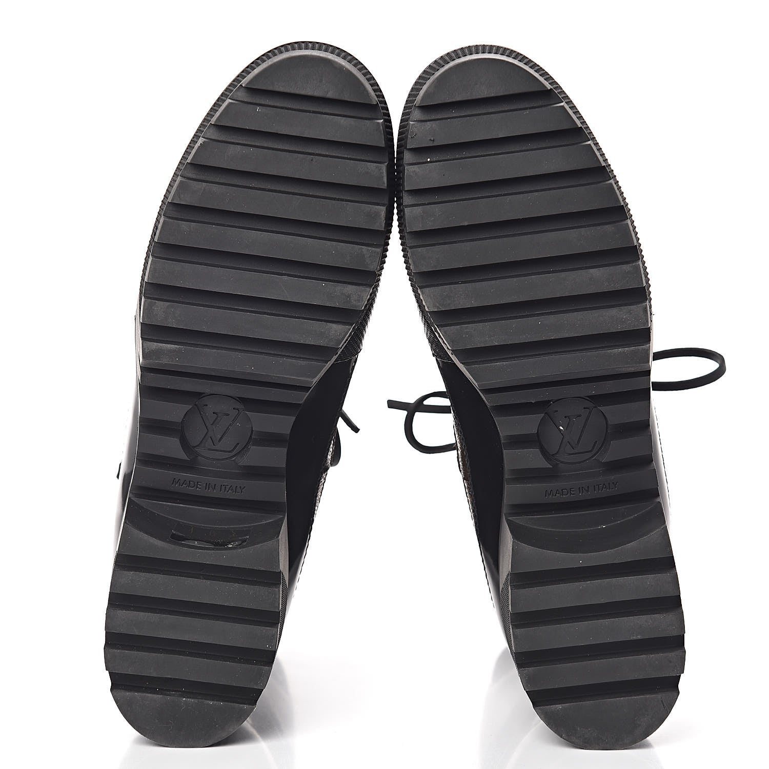 Louis Vuitton Suede Calfskin Monogram Checkpoint Platform Desert Boots 41 Black 6 of 9