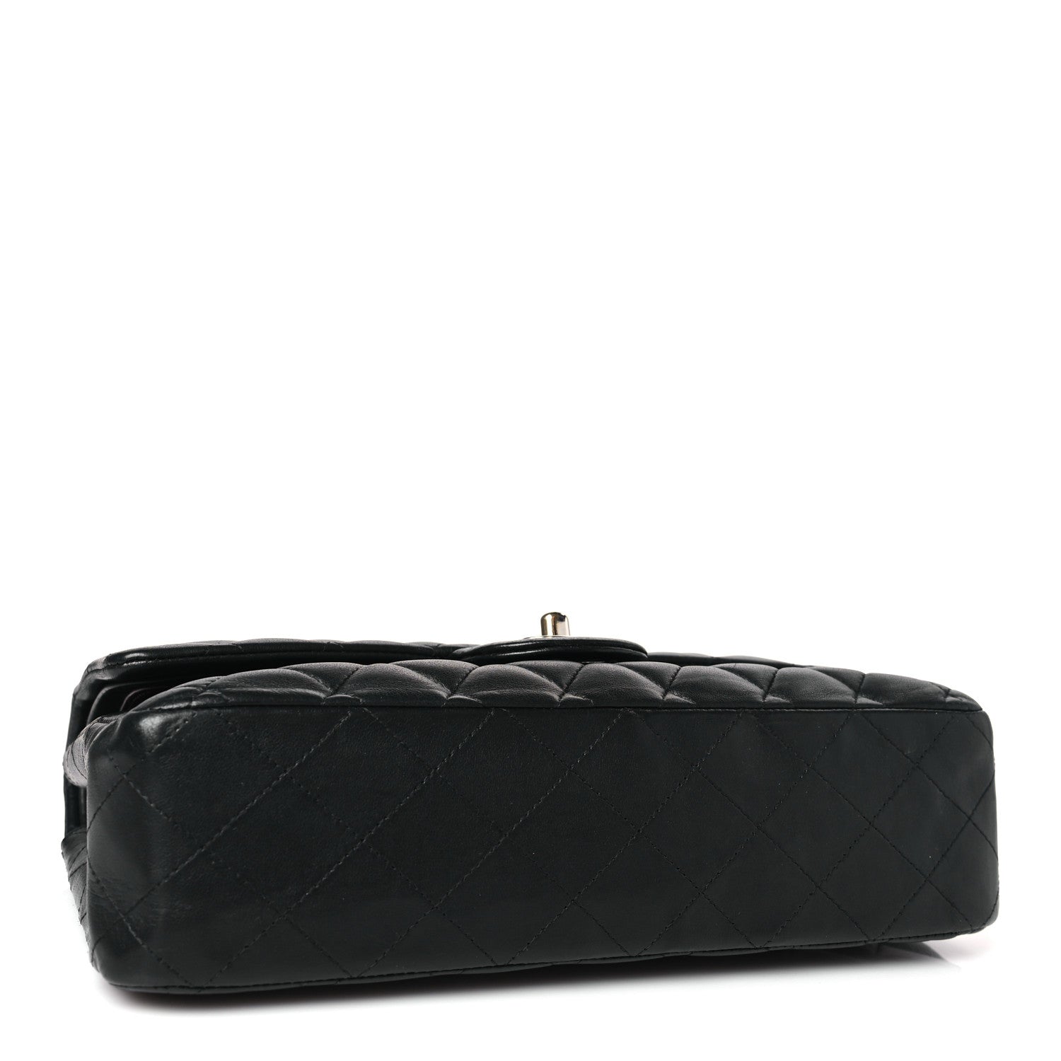 Chanel Lambskin Quilted Medium Double Flap Black 4 of 9