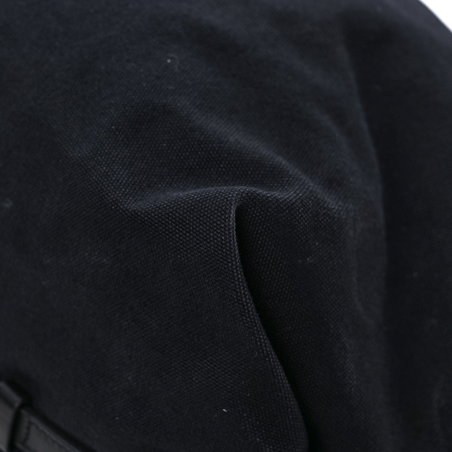 Gabardine Convertible ID Bag Black
