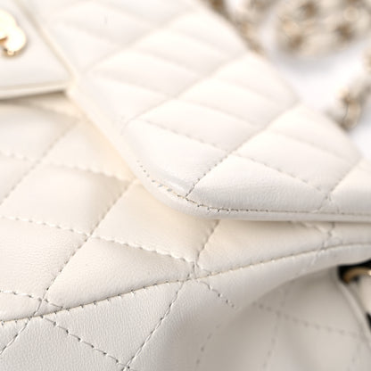 Chanel Lambskin Quilted Mini Rectangular Flap White 11 of 14