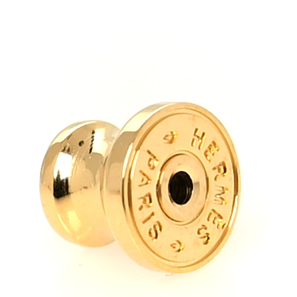 Gold Lacquered Mini Pop H Earrings Rose Dragee