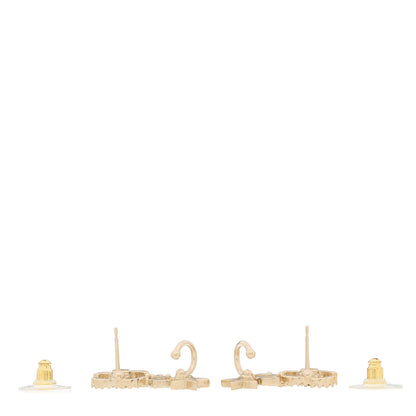 Chanel Crystal Star 5 CC Earrings Gold 3 of 5