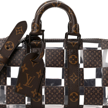 Louis Vuitton PVC Monogram Chess Keepall Bandouliere 25 7 of 10