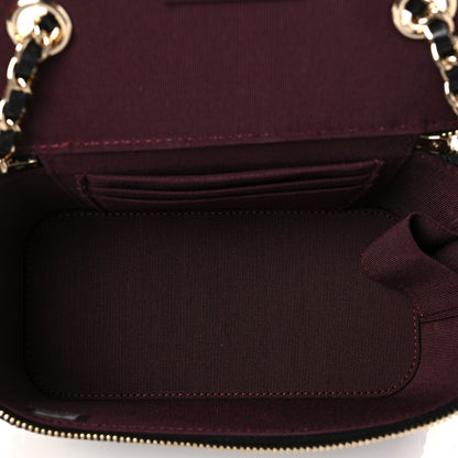 Chanel Lambskin Quilted Small Vanity Case With Chain Black 5 of 8