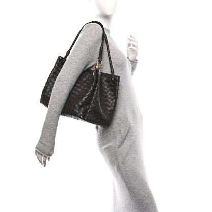 Bottega Veneta Nappa Intrecciato Large Andiamo Parachute Shoulder Bag Fondant 2 of 10
