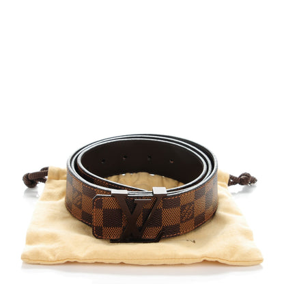 Louis Vuitton Damier Ebene 40mm LV Initiales Belt 110 44 7 of 10