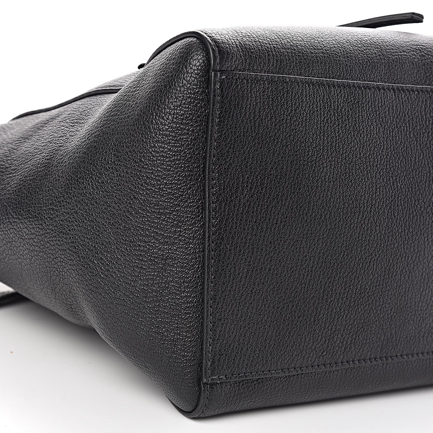 Goatskin Madras Tote Black