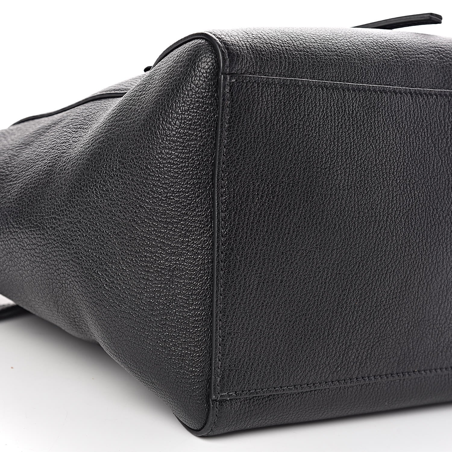 Miu Miu Goatskin Madras Tote Black 9 of 10