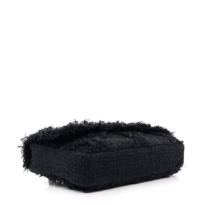 Chanel Tweed Medium Nature Single Flap Navy 4 of 10