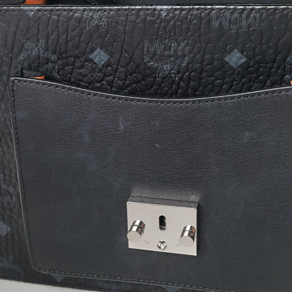MCM Visetos Medium Patricia Satchel Black 11 of 11