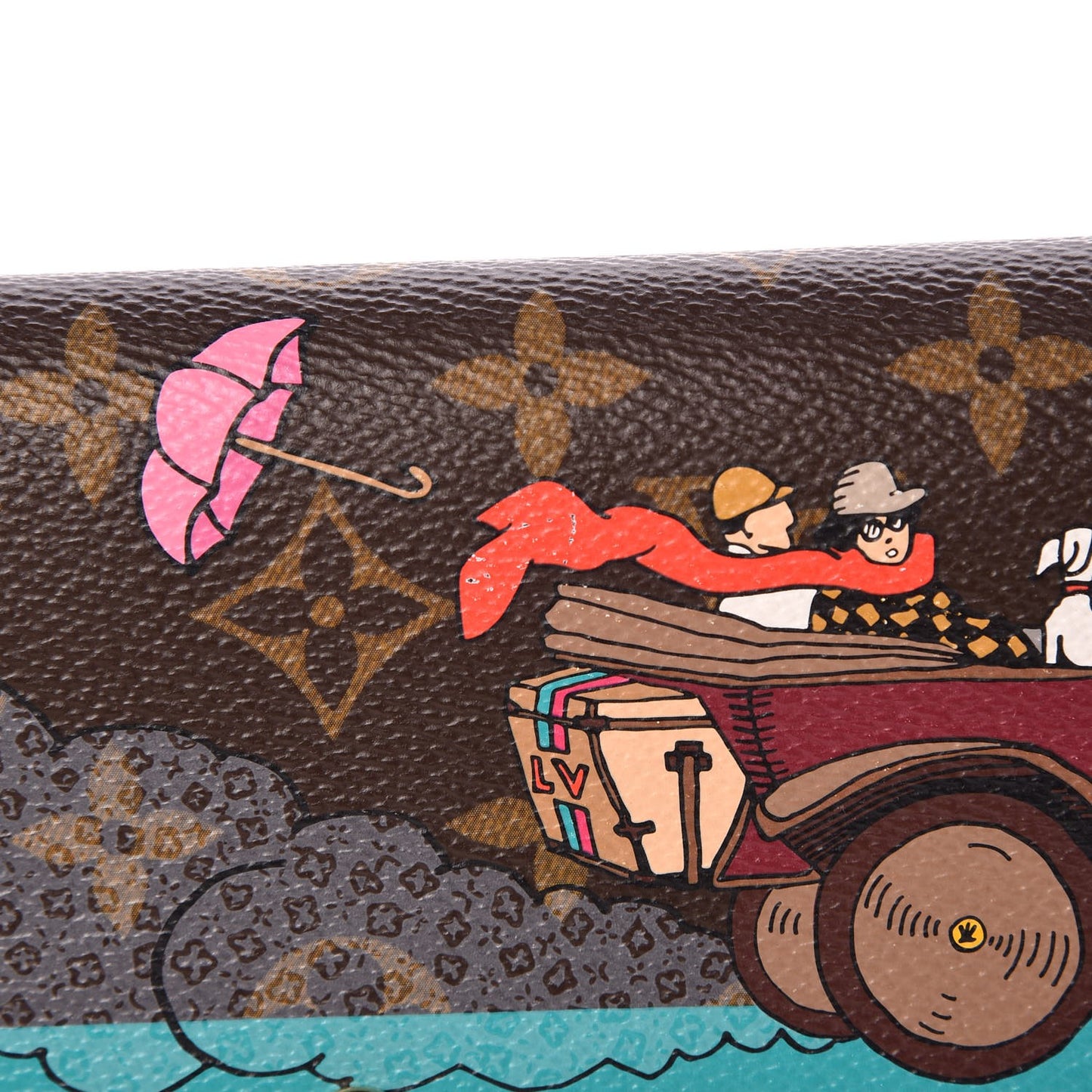 Monogram 2015 Christmas Animation Sarah Wallet Hibiscus