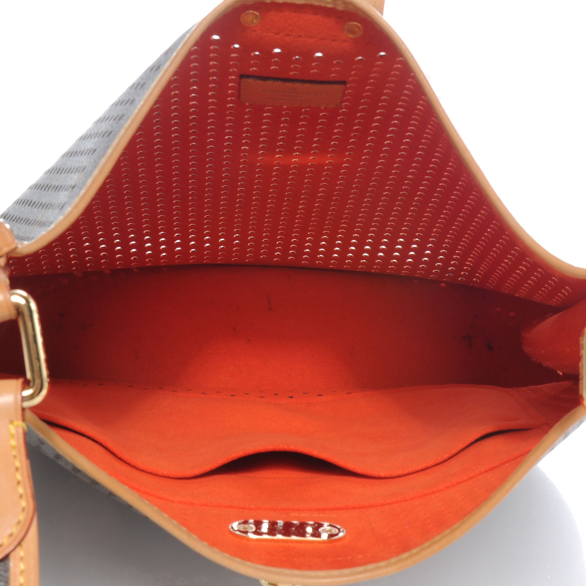 Louis Vuitton Monogram Perforated Musette Orange 5 of 7