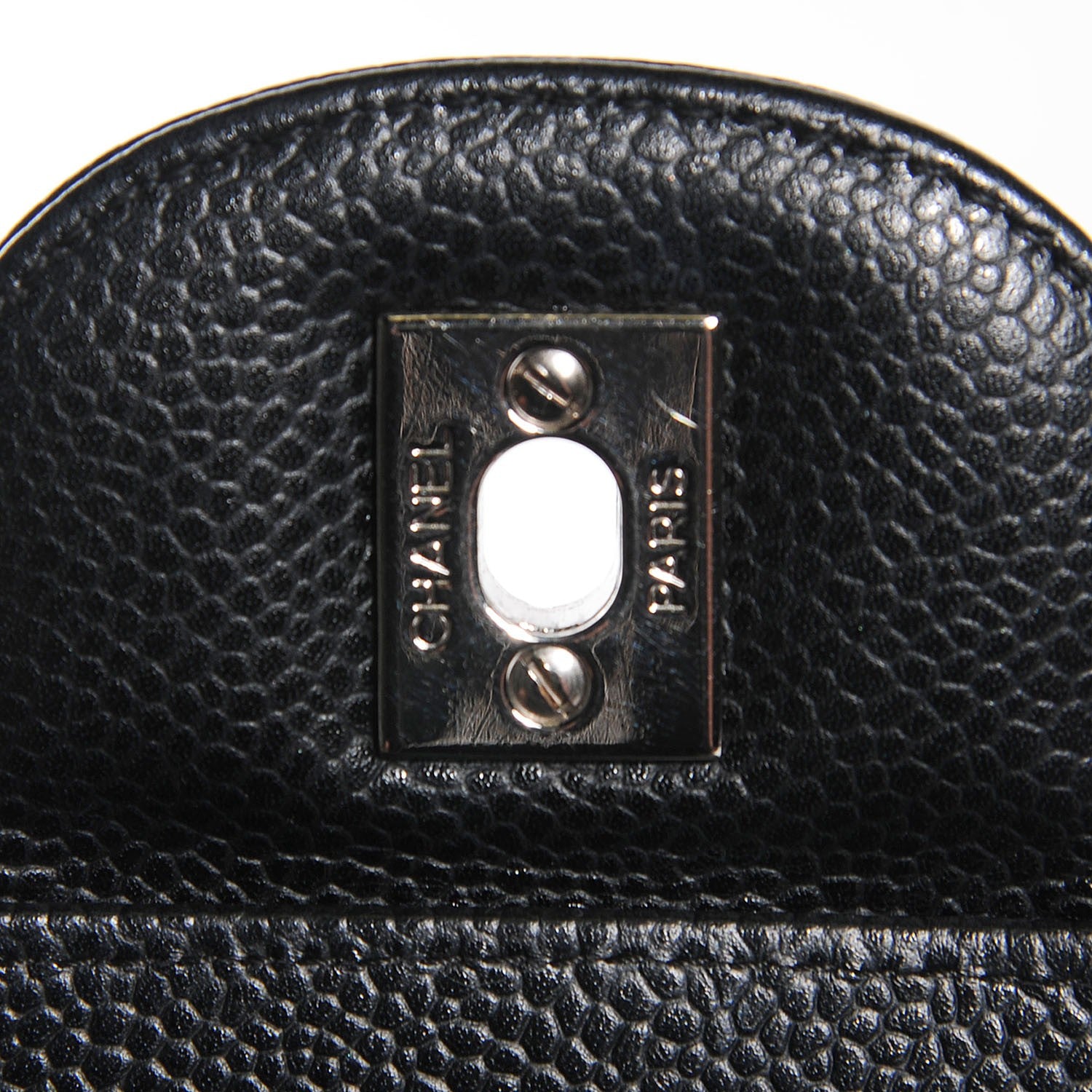 Chanel Caviar Quilted Jumbo Single Flap Black 6 of 9