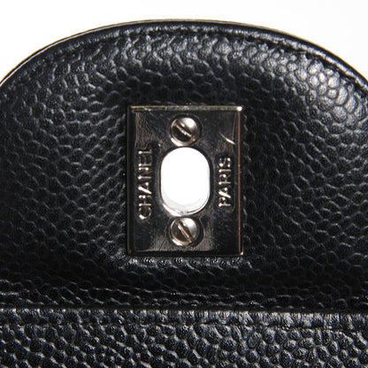 Chanel Caviar Quilted Jumbo Single Flap Black 6 of 9