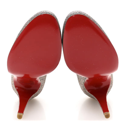 Christian Louboutin Glitter Mini Simple 85 Pumps 37  Gold 6 of 8