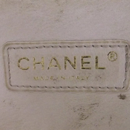 Chanel Patent Perforated Tote White 9 of 13